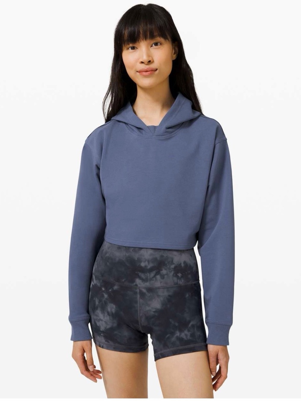 Lululemon All Yours cropped hoodie in ink